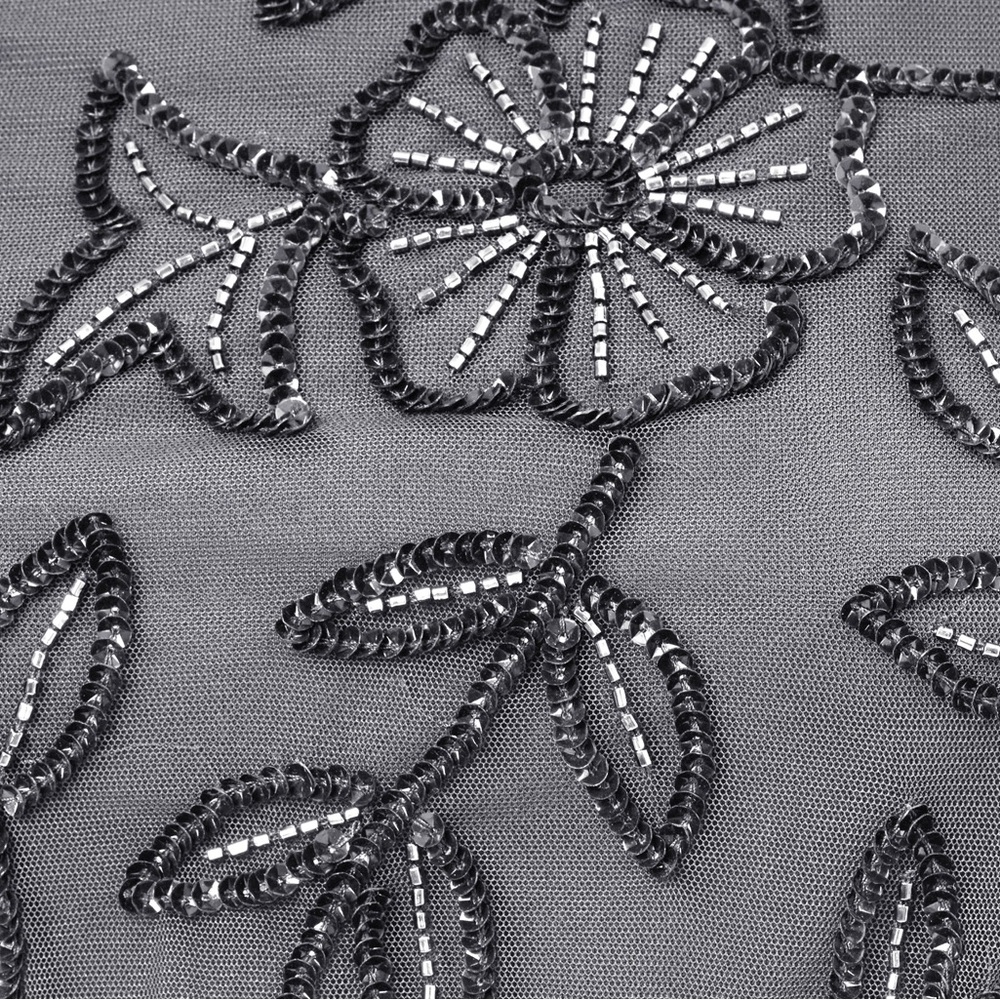 Adrianna Papell SZ 22W NWT Beaded Mesh Evening Gown MOB Short Sleeve Elegant MOG - Picture 9 of 16